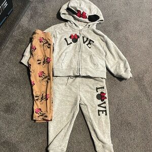 2T Gap Minnie set and leggings